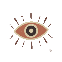 Evil Eye Sticker by KC Chic Designs