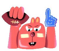 Super Bowl Goal Sticker by jon hanlan