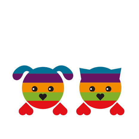 cat love Sticker
