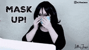 Mask Dark GIF by Lillee Jean