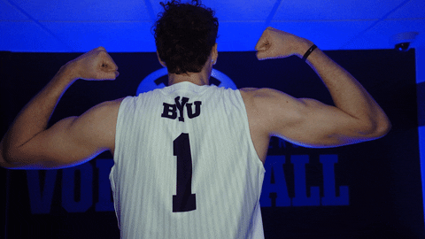 Gocougs Ncaavolleyball GIF by BYU Cougars