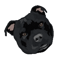 Staffy Sticker
