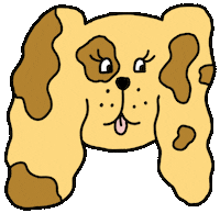 Dog Cartoon Sticker by pey chi