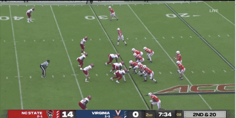 therealessad giphygifgrabber football uva ncstate GIF