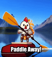 Kayaking Water Sports GIF by Zorooster