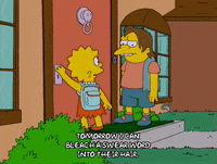 happy lisa simpson GIF