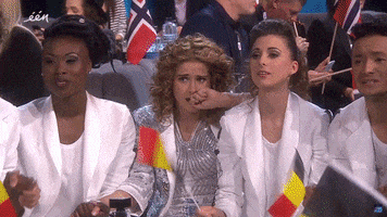 happy eurovision song contest GIF by vrt