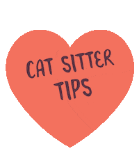 Catsitter Sticker by CatInAFlat