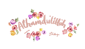 Alhamdulillah Sticker by Ditsy Creative