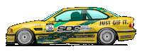 Car Racing Sticker by kneapolitan
