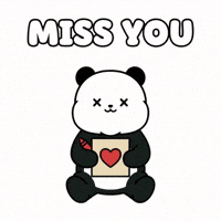 Miss You Panda GIF by Kanpai Pandas