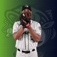 GoStripers gwinnett stripers leyva glove down GIF