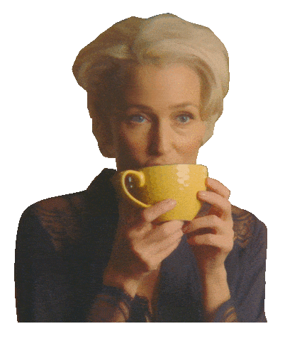 Gillian Anderson Judging You Sticker by NETFLIX