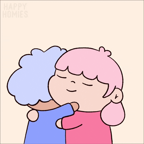 Joy Hug GIF by Happy Homies
