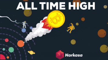 Space Bitcoin GIF by narkasa