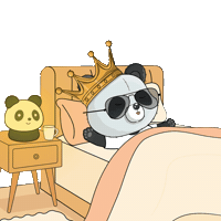 Tired Good Night Sticker by PandaPals