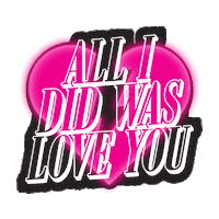 Heart Valentines Sticker by Fatlace