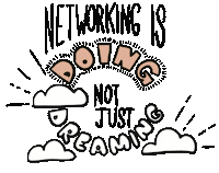 Advice Connecting Sticker by Build Your Dream Network