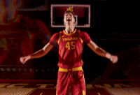 Basketball Hoops GIF by USC Trojans