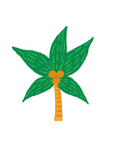Palm Trees Miami Sticker by Marcel Katz / The Art Plug