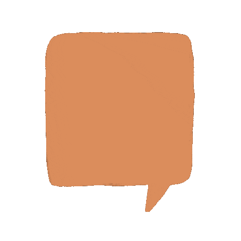 Orange Speak Sticker