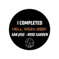 Hell Week Sticker by Orangetheory Rose Garden