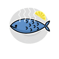 Fish Ask Sticker by Media Echoes