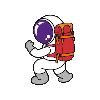 Space Galaxy Sticker by Bluhaus