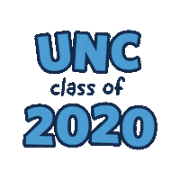 Graduation Carolina Sticker by UNC-Chapel Hill