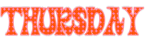 Week Thursday Sticker by Alexandra Five