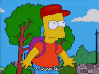 try to get away homer simpson GIF