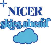 Sparkle Cloud Sticker by The Particulars