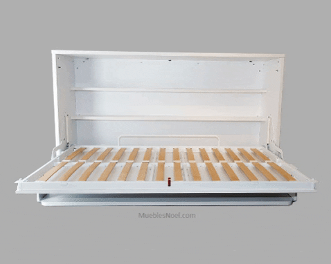 santiagogallegomartinez giphygifmaker cama abatible con mesa cama abatible blanca GIF