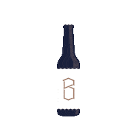Helles Bierflasche Sticker by Bach's Brauerei