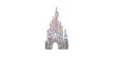 PinkWorldSpirit disney castle disneyland disneylandparis Sticker