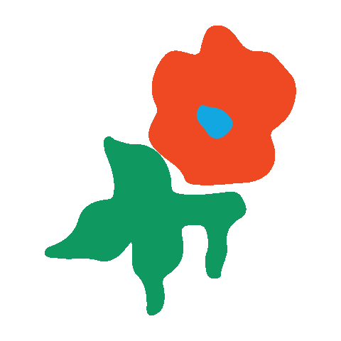 Flowers Fall Sticker by BAGGU