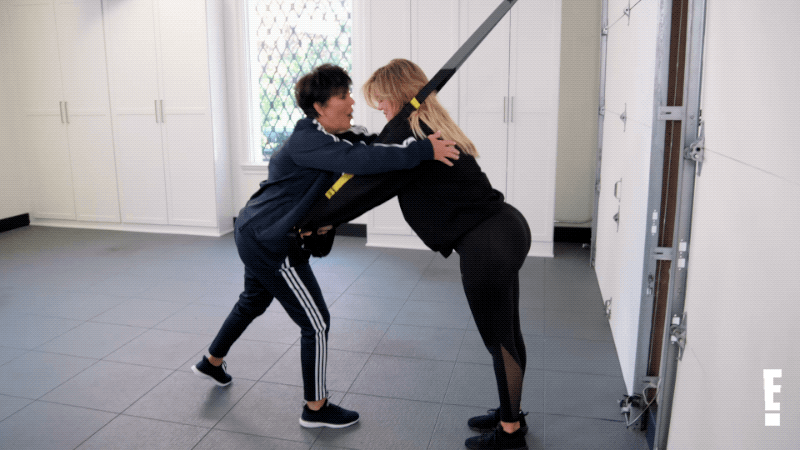 keeping up with the kardashians workout GIF by E!