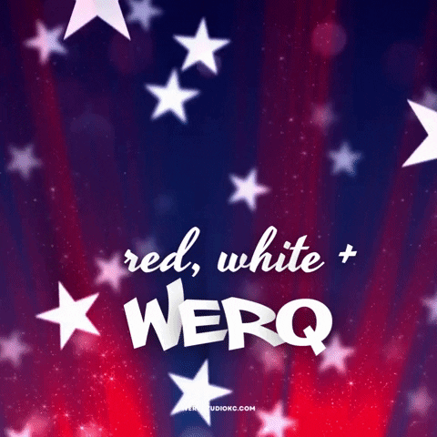 Fourth Of July Stars GIF by WERQ Fitness