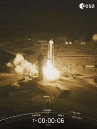 Lift Off Rocket GIF by European Space Agency - ESA