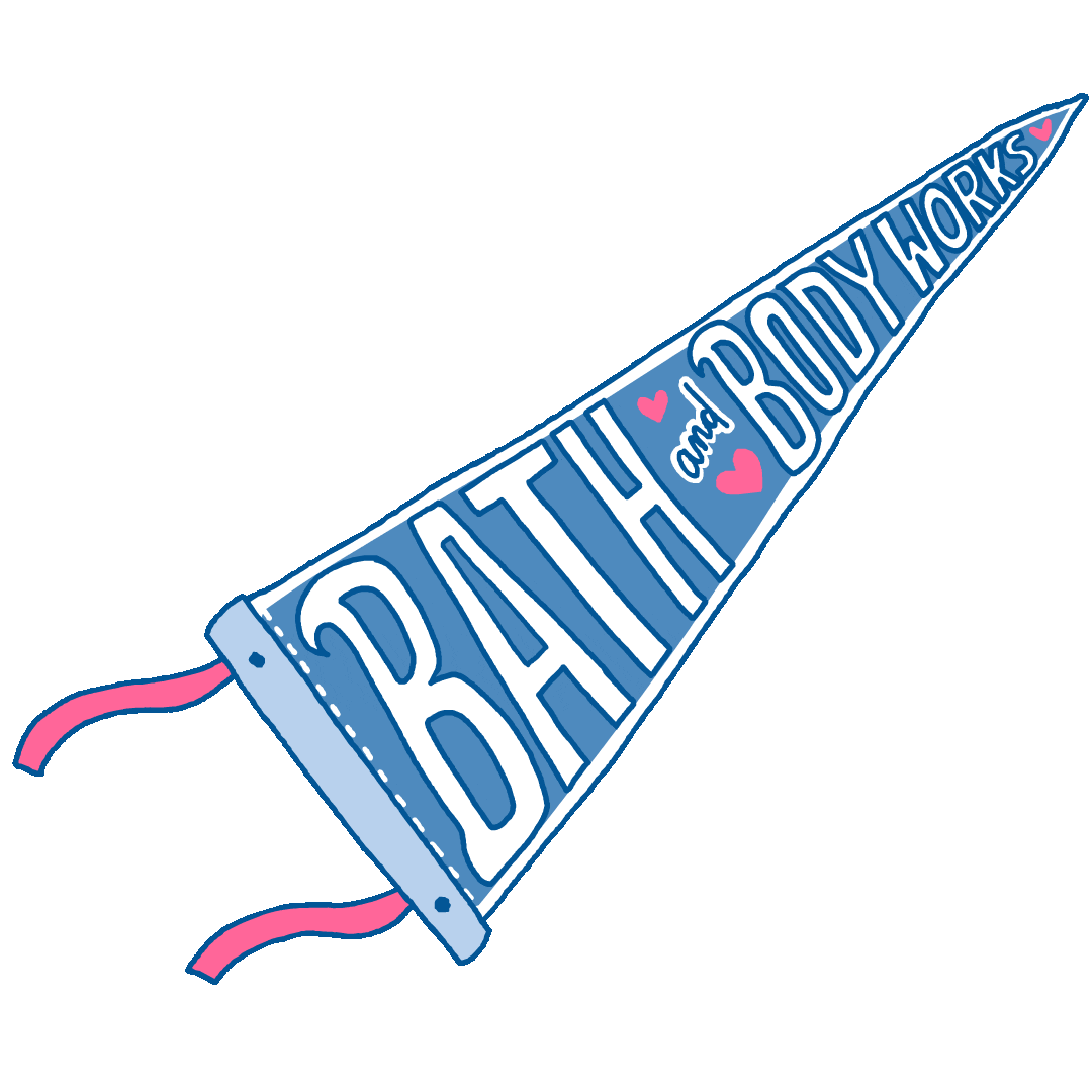 Football Pink Sticker by Bath & Body Works