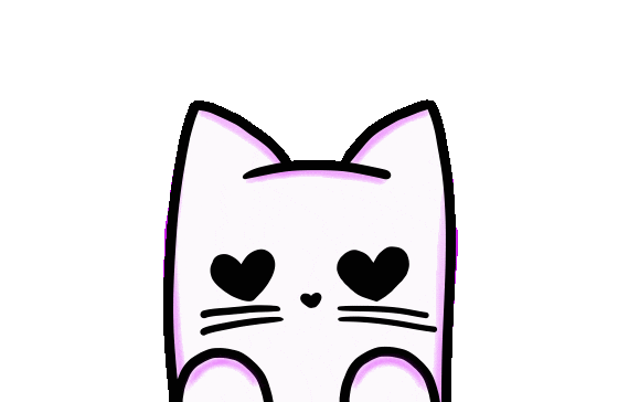 Ghost Cat Yes Sticker
