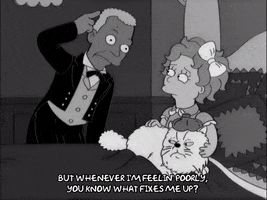 sick black and white GIF