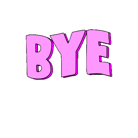Bye Sticker