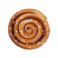 Cinnamon Roll Fall Sticker