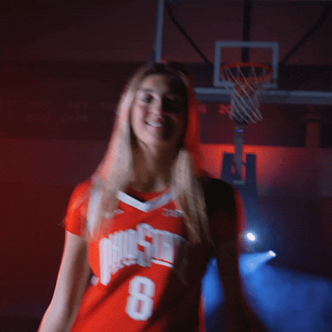 Basketball Hype GIF by Ohio State Athletics