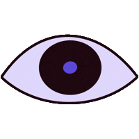 juliet2104 cool look eye draw Sticker