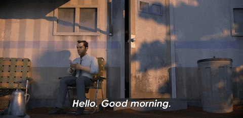 Good Morning Hello GIF by Paramount+