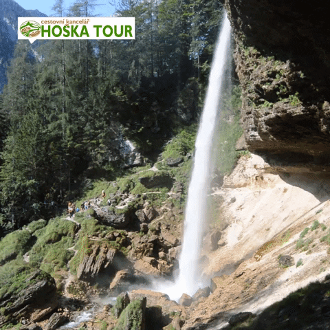 hoskatour giphygifmaker nature waterfall slovenia GIF