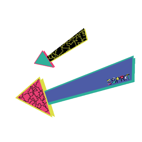 80S Arrow Sticker by Esprit