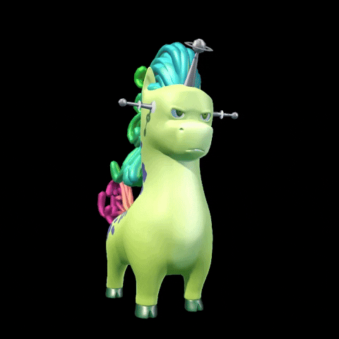 Fight Me Lets Go GIF by Crypto Unicorns